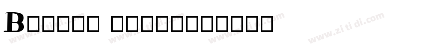 Bartie Vintage字体转换